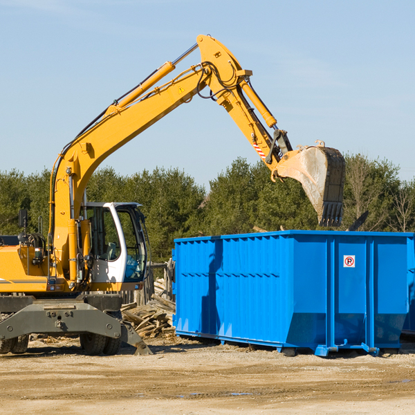 can i choose the location where the residential dumpster will be placed in Marshall County